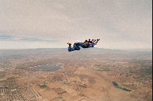 sky diving photo